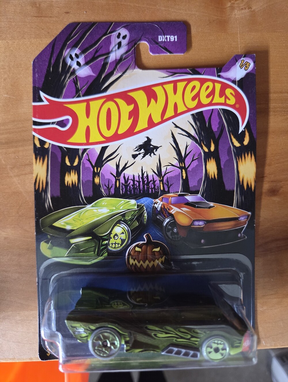 ERROR NEW Hot Wheels 2024 HW Halloween 5/5 Green Street Shaker Car Madfast 1/5 - Picture 7 of 16